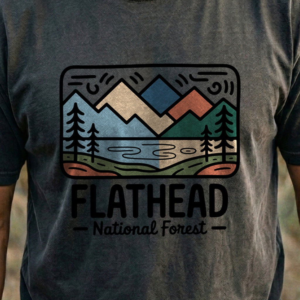 Flathead National Forest Cotton T-Shirt