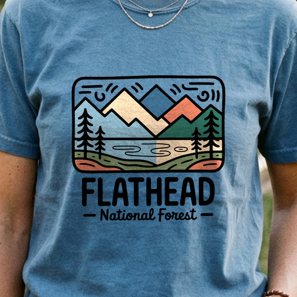 Flathead National Forest Cotton T-Shirt