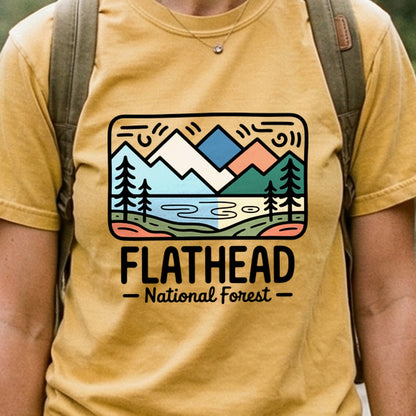 Flathead National Forest Cotton T-Shirt