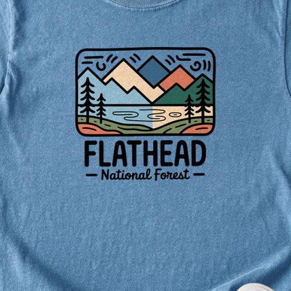 Flathead National Forest Kids Cotton T-Shirt