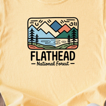 Flathead National Forest Kids Cotton T-Shirt
