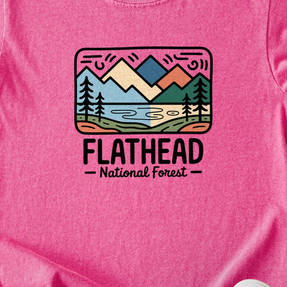 Flathead National Forest Kids Cotton T-Shirt