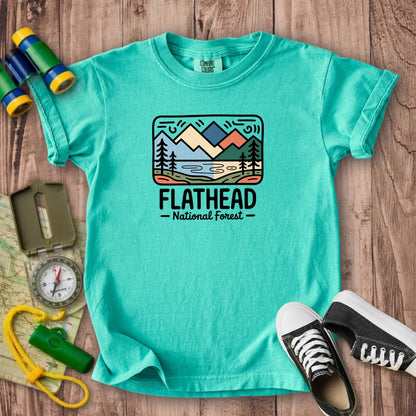 Flathead National Forest Kids Cotton T-Shirt