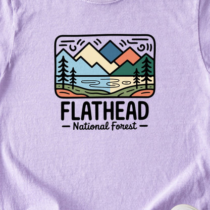 Flathead National Forest Kids Cotton T-Shirt