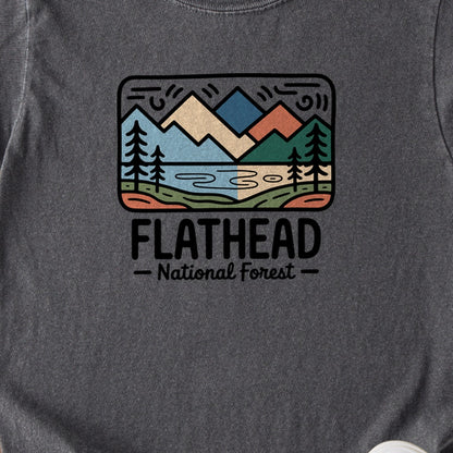 Flathead National Forest Kids Cotton T-Shirt