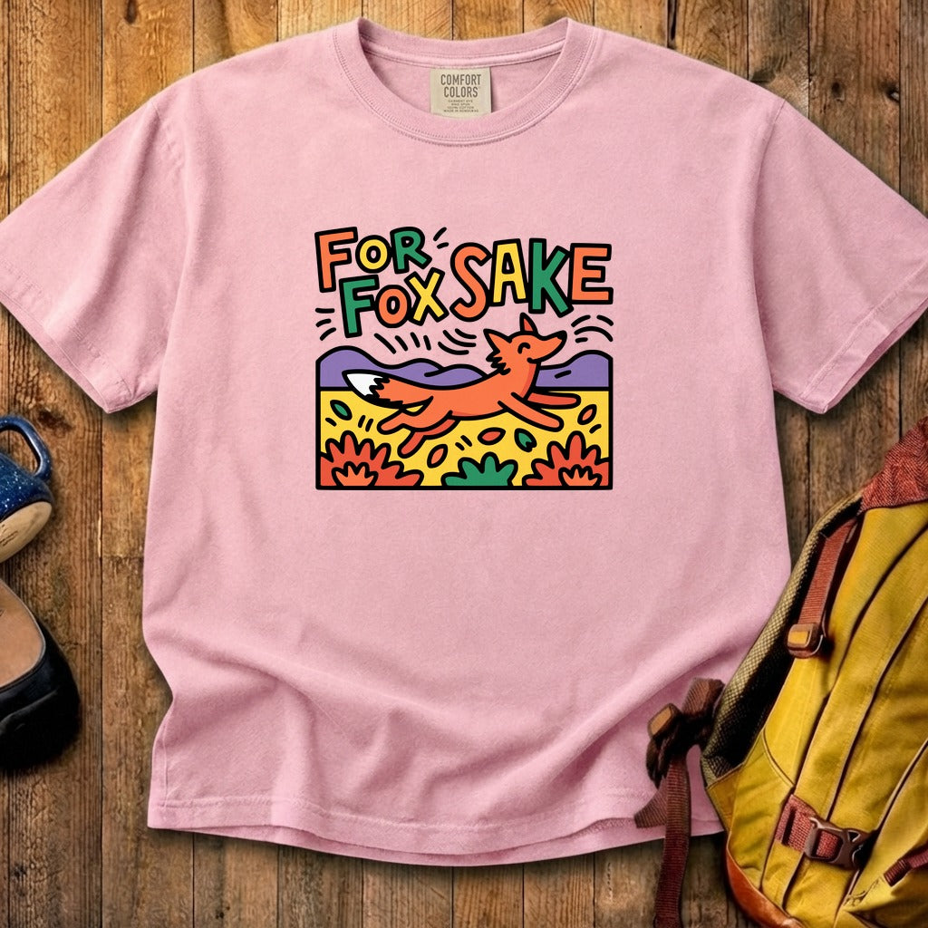 For Fox Sake Cotton T-Shirt