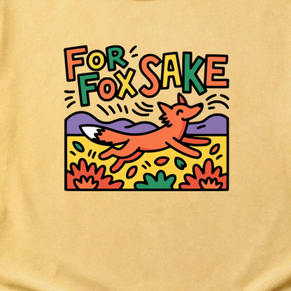 For Fox Sake Cotton T-Shirt