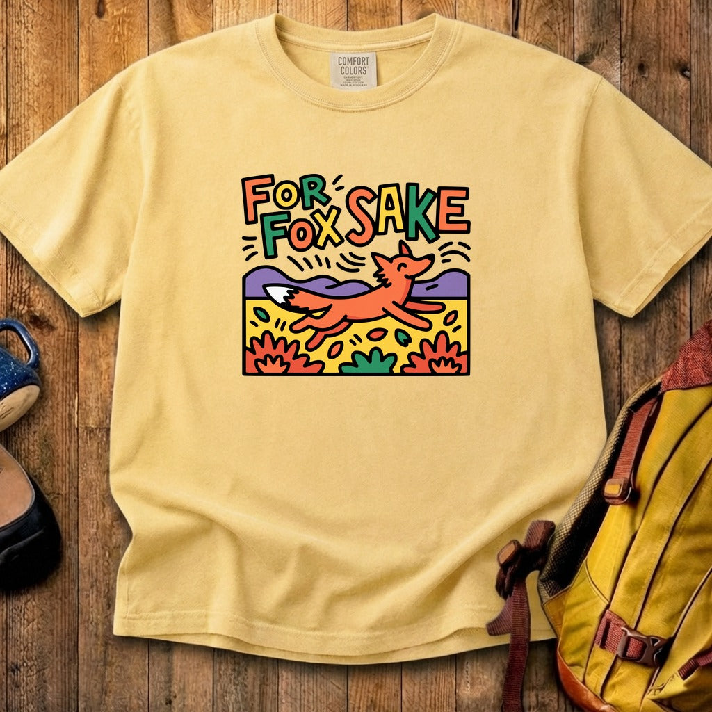 For Fox Sake Cotton T-Shirt