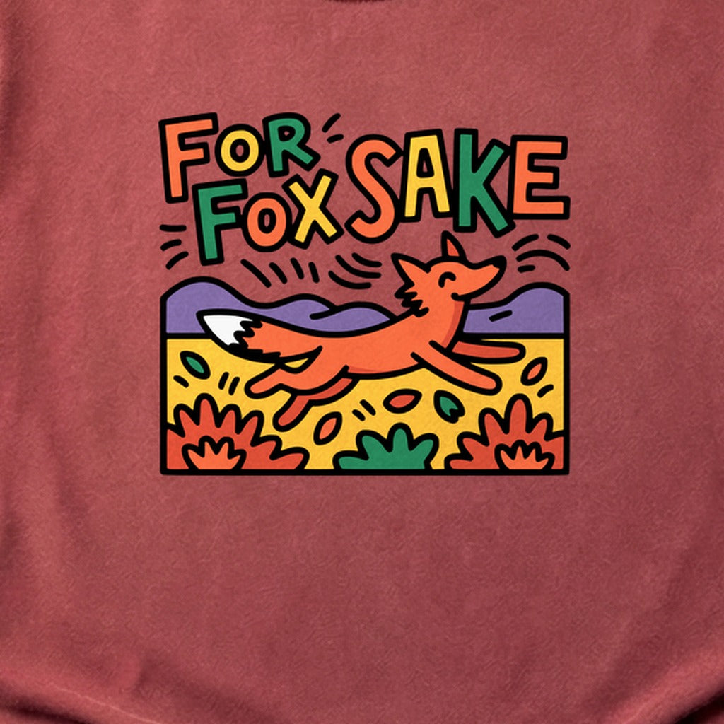 For Fox Sake Cotton T-Shirt