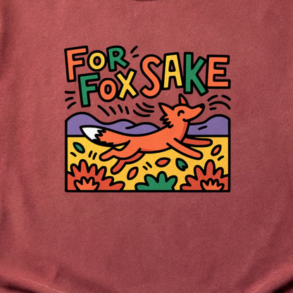 For Fox Sake Cotton T-Shirt