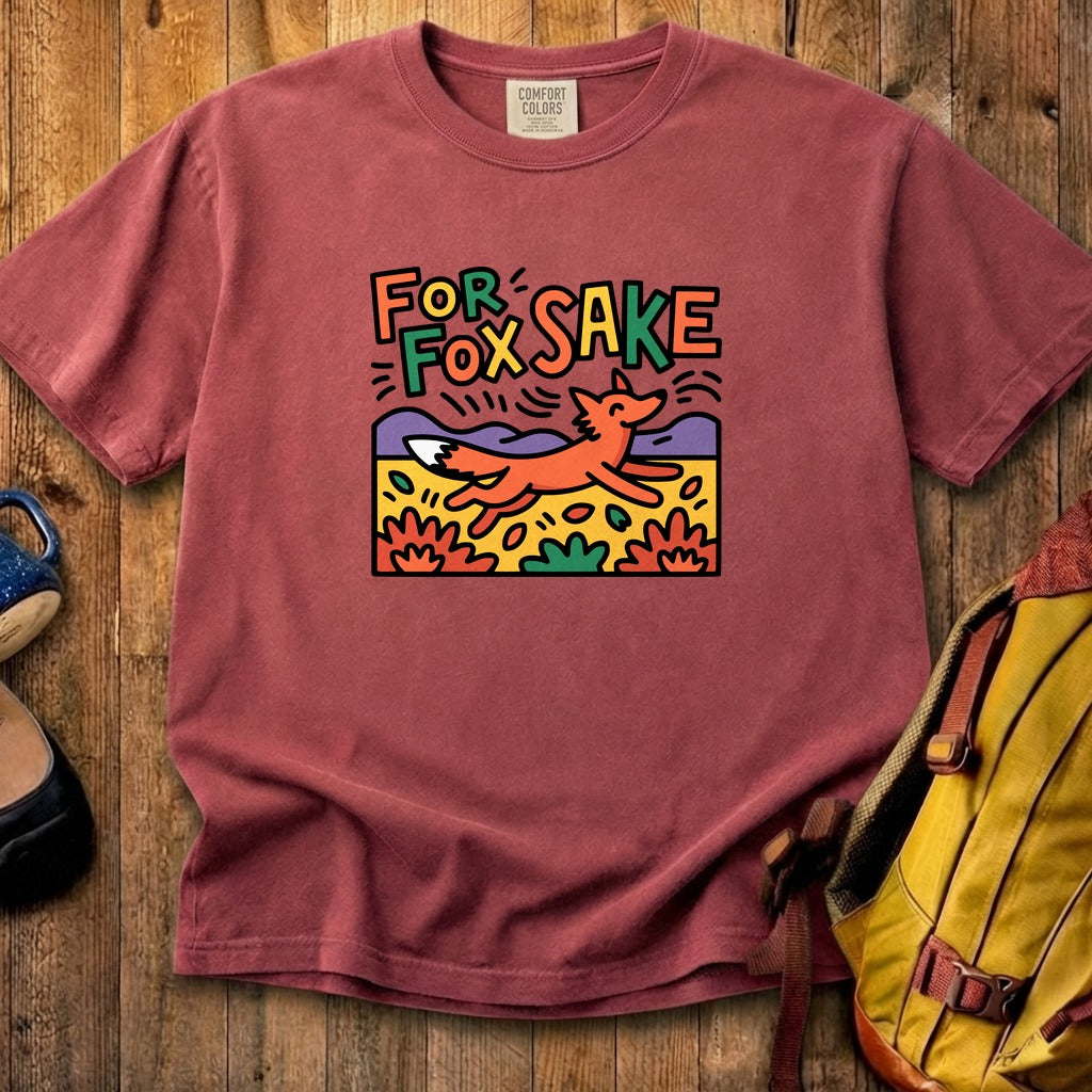 For Fox Sake Cotton T-Shirt