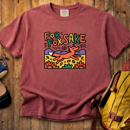 For Fox Sake Cotton T-Shirt