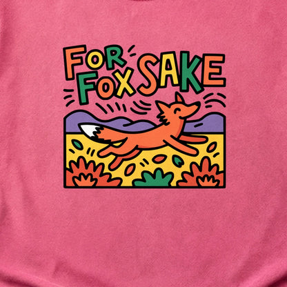 For Fox Sake Cotton T-Shirt