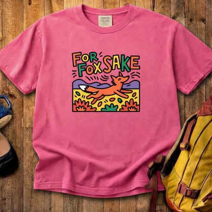 For Fox Sake Cotton T-Shirt