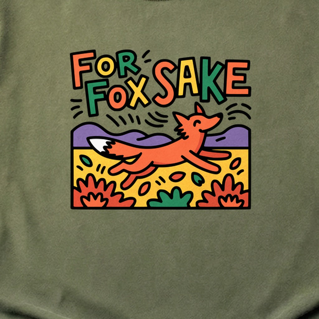 For Fox Sake Cotton T-Shirt