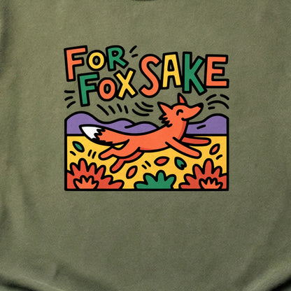 For Fox Sake Cotton T-Shirt