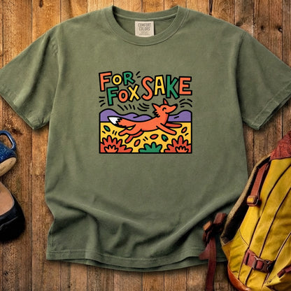 For Fox Sake Cotton T-Shirt