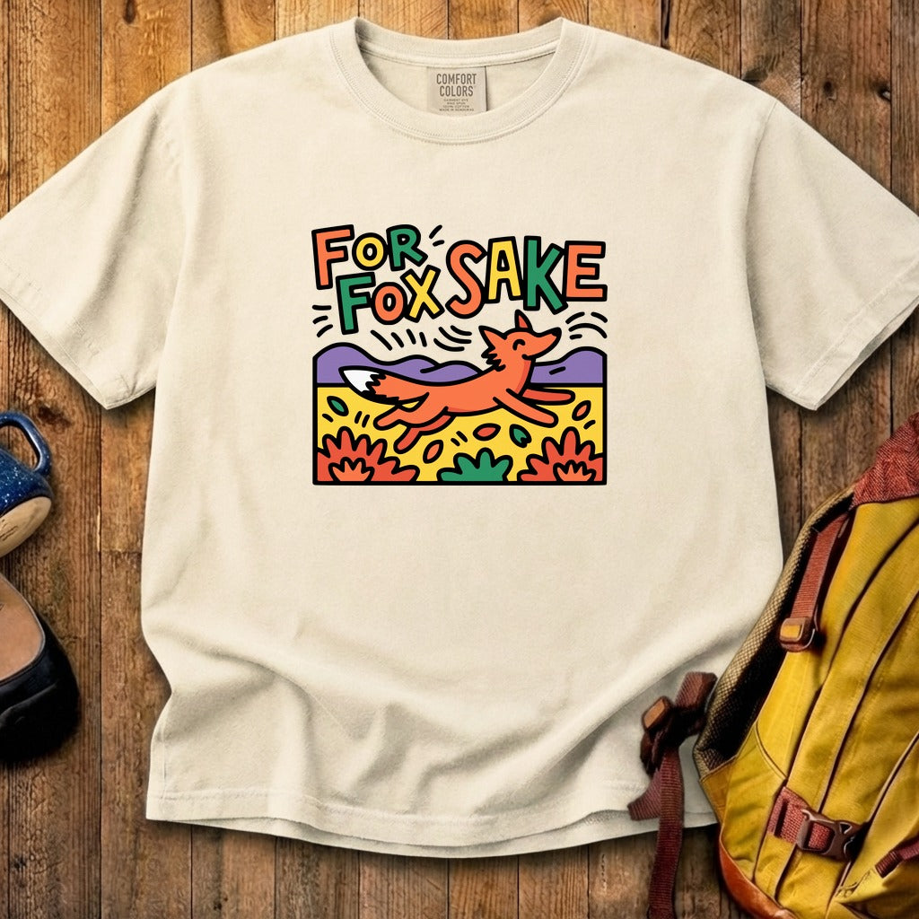 For Fox Sake Cotton T-Shirt