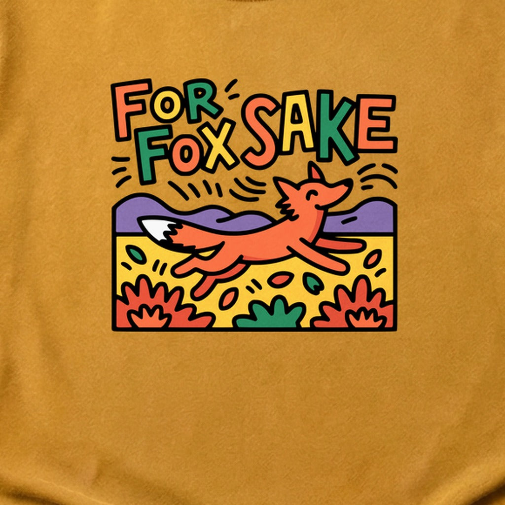 For Fox Sake Cotton T-Shirt