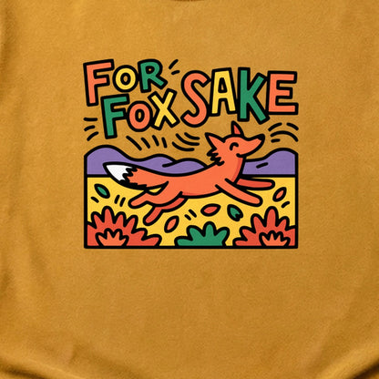 For Fox Sake Cotton T-Shirt