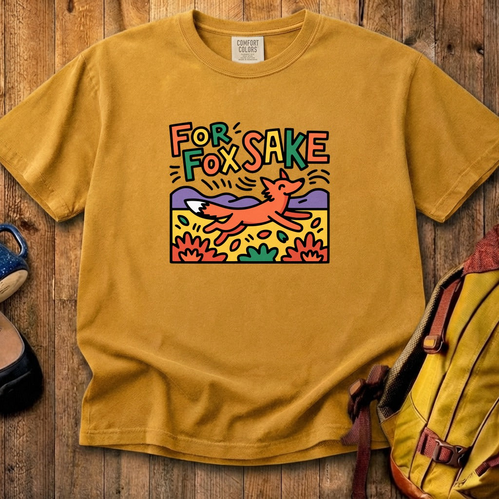 For Fox Sake Cotton T-Shirt