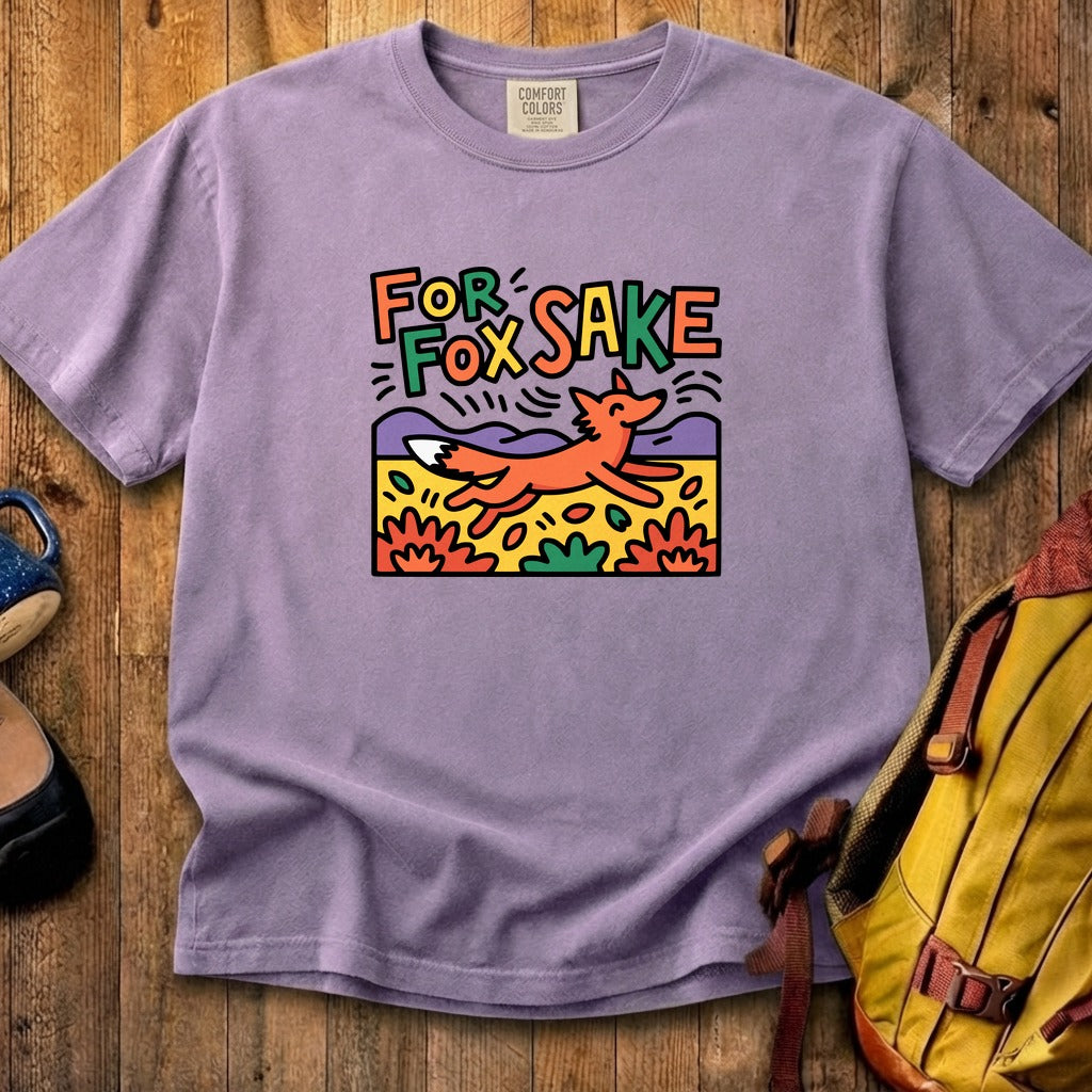 For Fox Sake Cotton T-Shirt