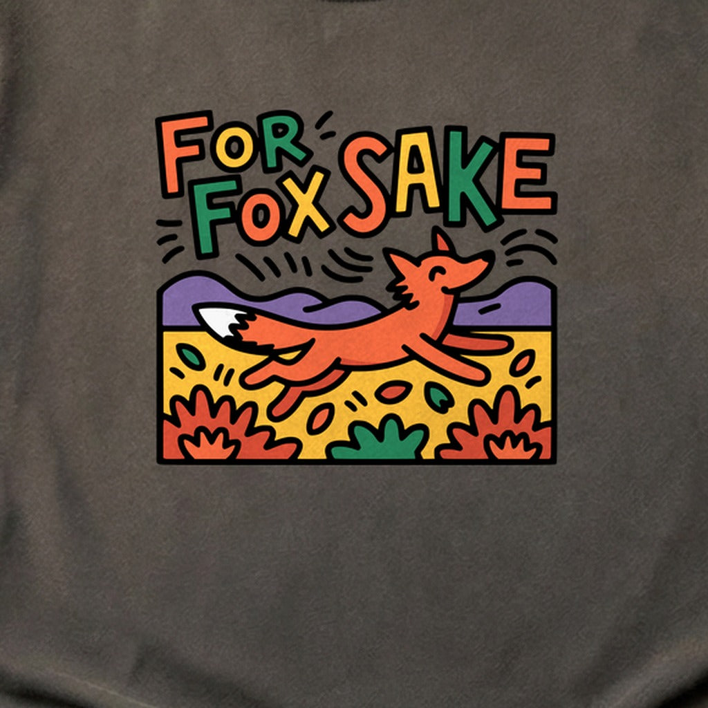 For Fox Sake Cotton T-Shirt