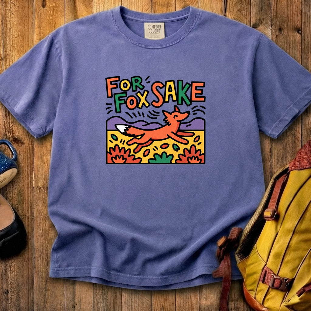 For Fox Sake Cotton T-Shirt