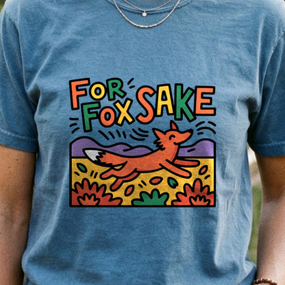 For Fox Sake Cotton T-Shirt