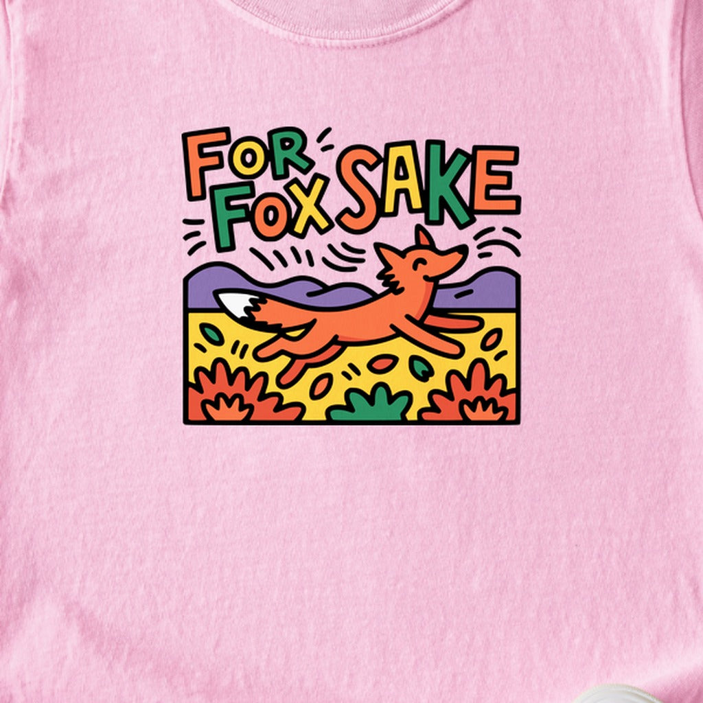 For Fox Sake Kids Cotton T-Shirt