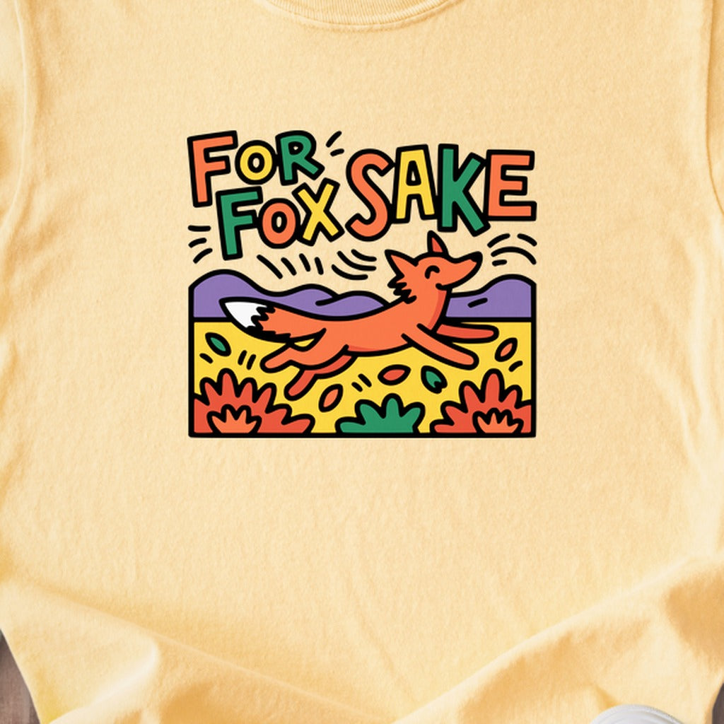 For Fox Sake Kids Cotton T-Shirt