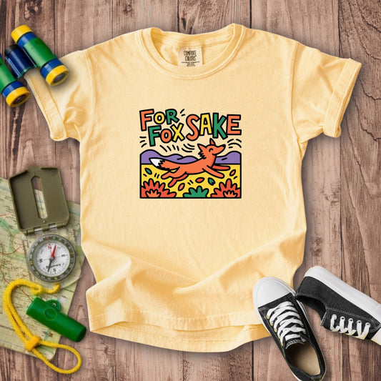 For Fox Sake Kids Cotton T-Shirt