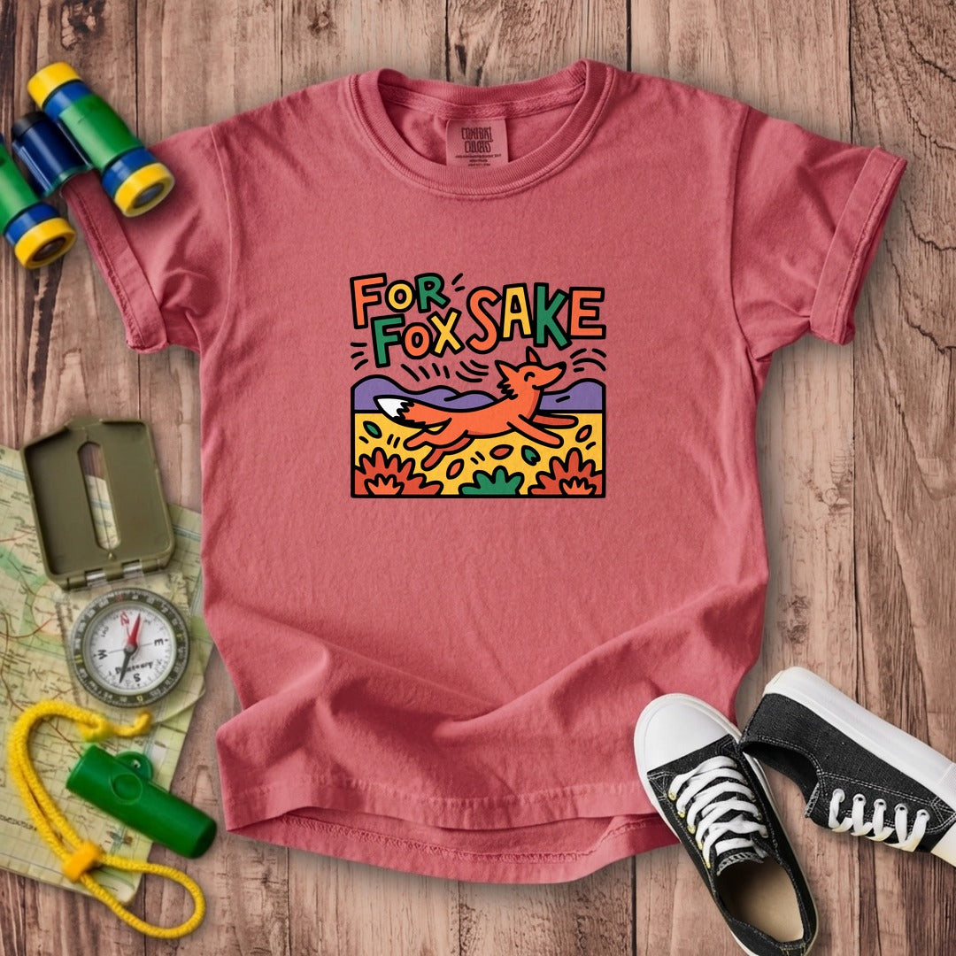 For Fox Sake Kids Cotton T-Shirt