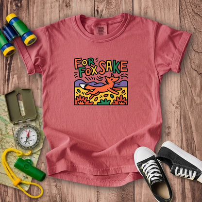 For Fox Sake Kids Cotton T-Shirt