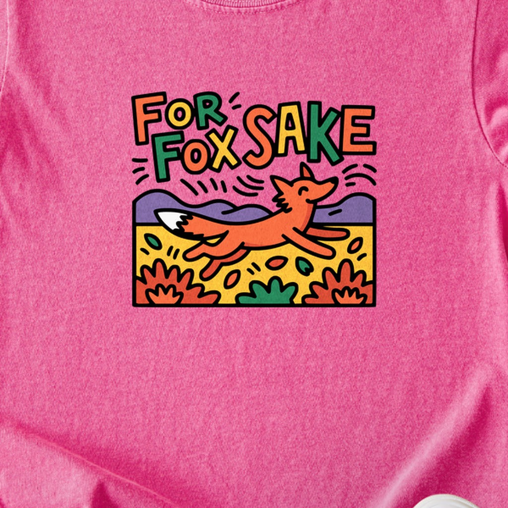 For Fox Sake Kids Cotton T-Shirt