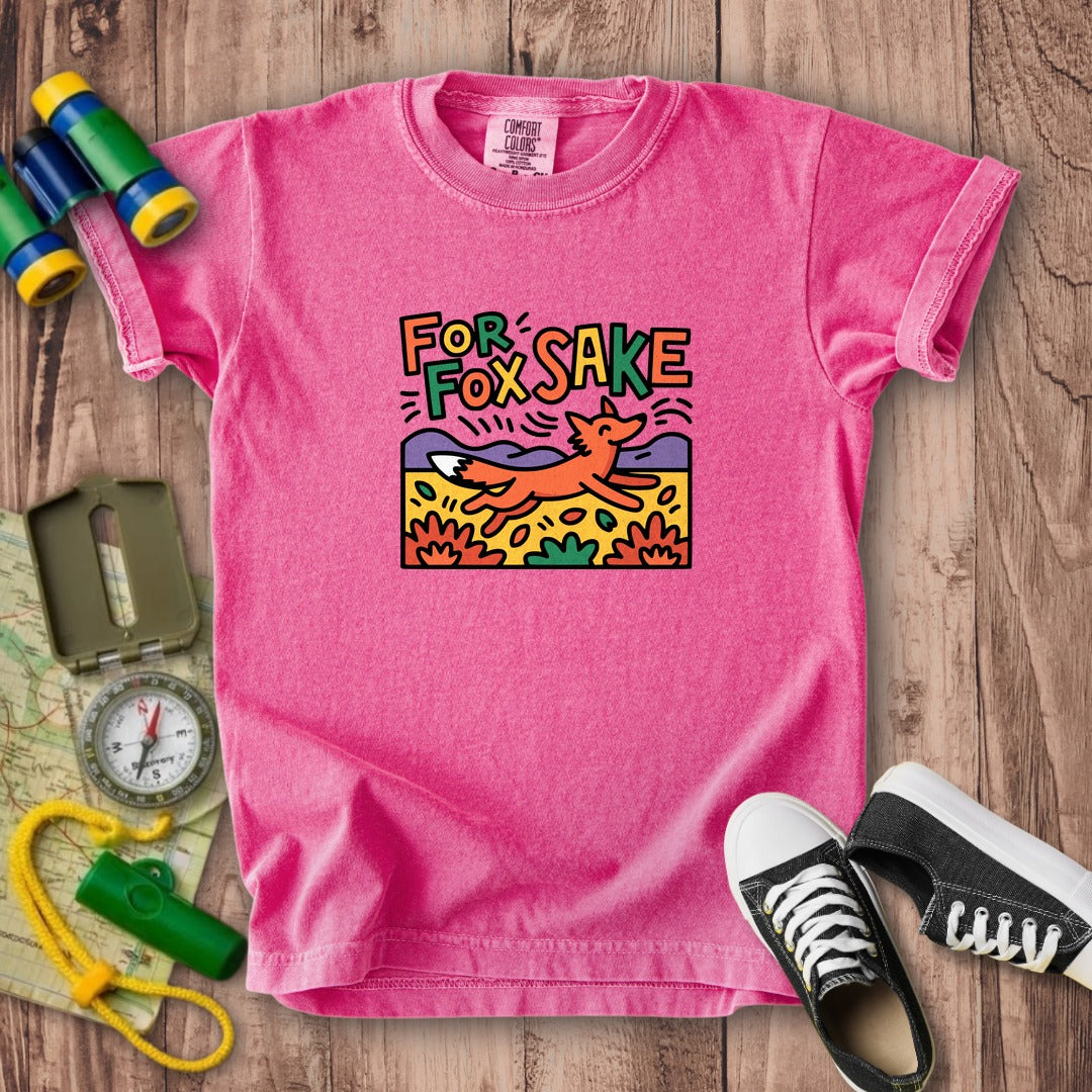 For Fox Sake Kids Cotton T-Shirt