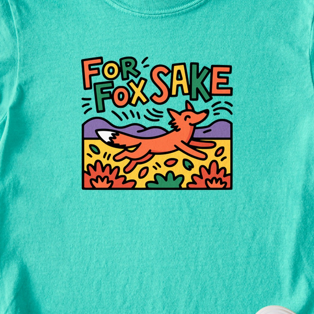 For Fox Sake Kids Cotton T-Shirt