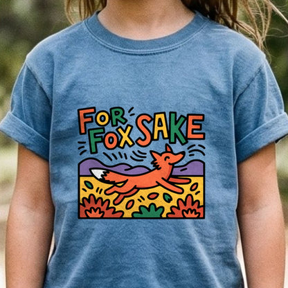 For Fox Sake Kids Cotton T-Shirt
