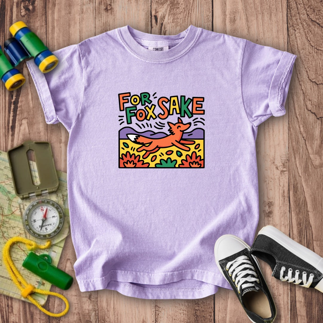For Fox Sake Kids Cotton T-Shirt