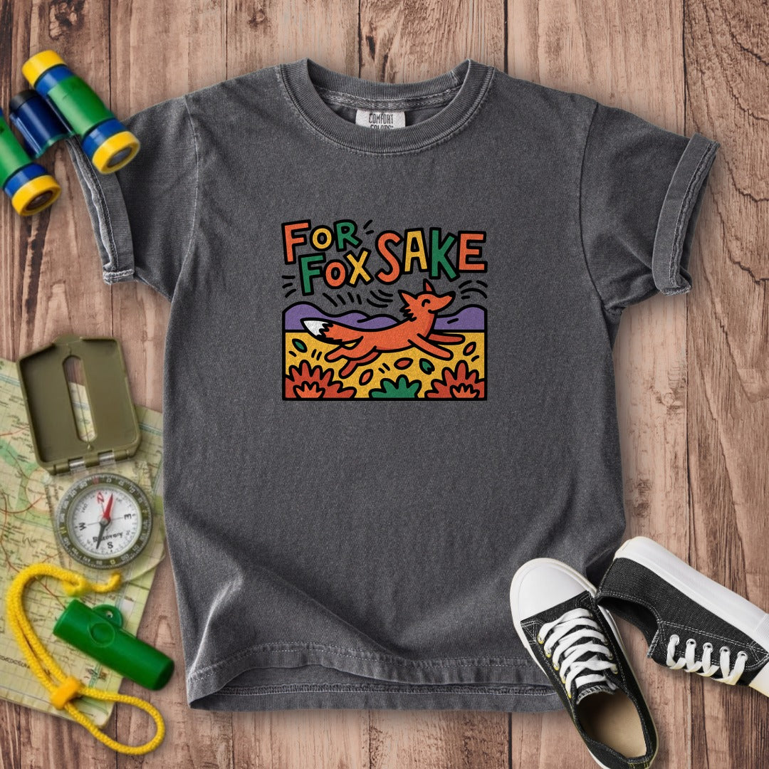 For Fox Sake Kids Cotton T-Shirt