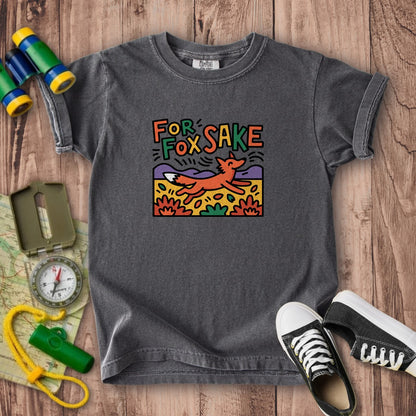 For Fox Sake Kids Cotton T-Shirt