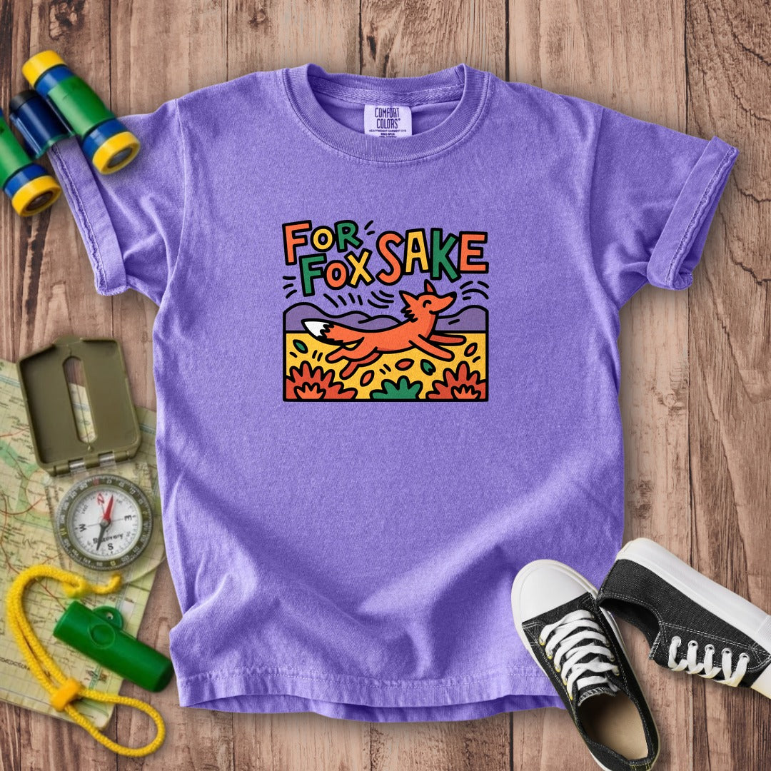 For Fox Sake Kids Cotton T-Shirt