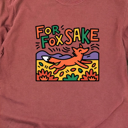 For Fox Sake Cotton Long Sleeve
