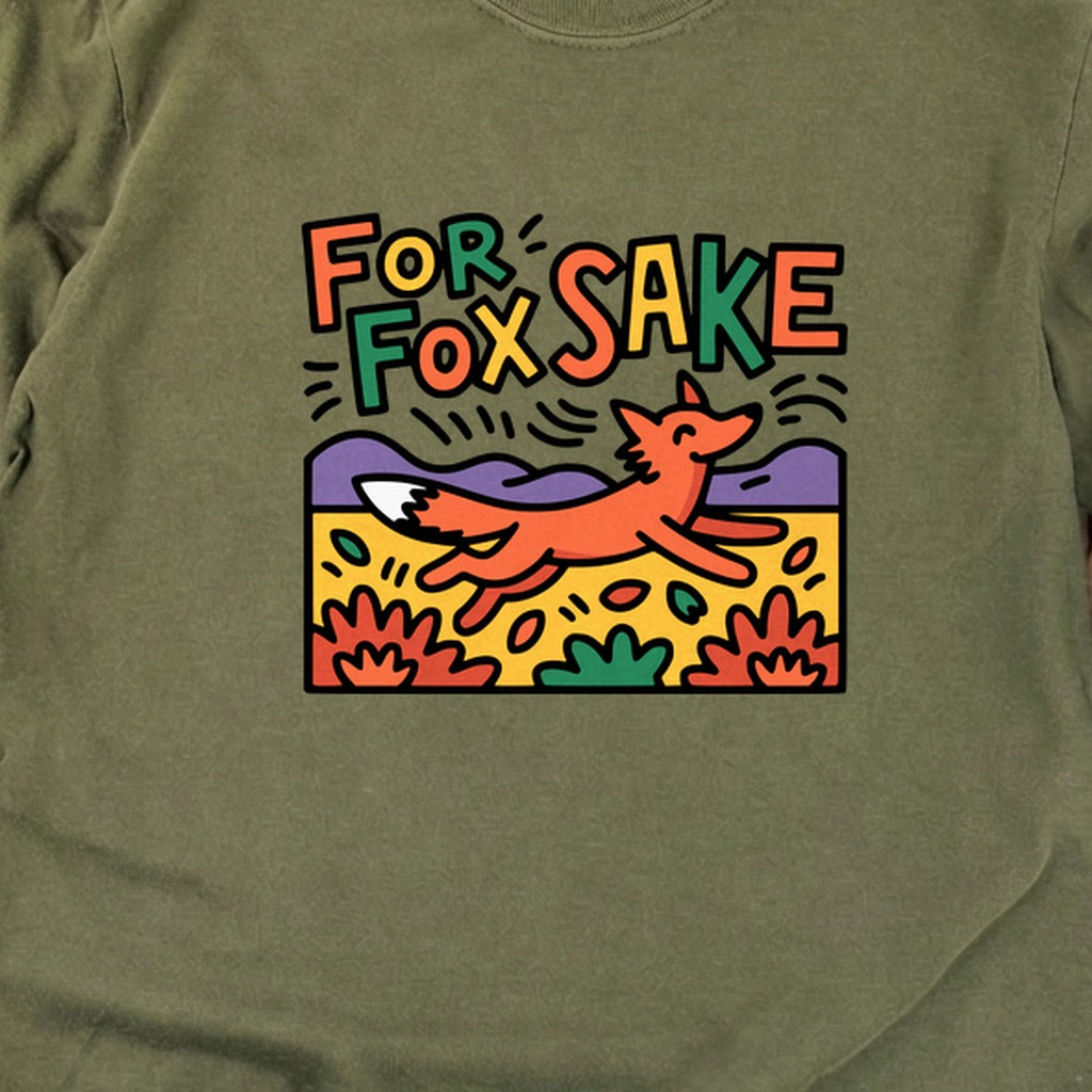 For Fox Sake Cotton Long Sleeve