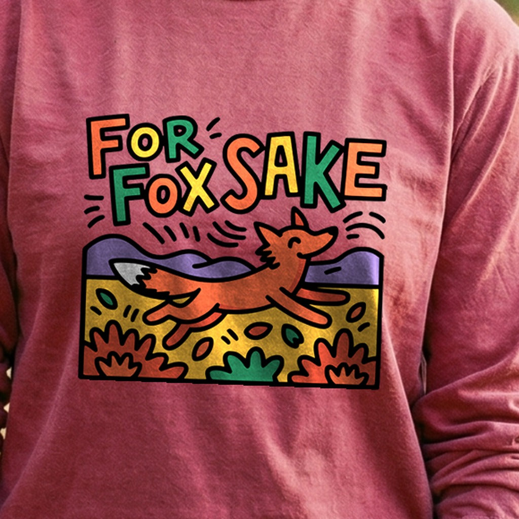 For Fox Sake Cotton Long Sleeve