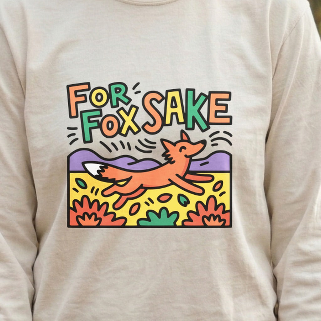 For Fox Sake Cotton Long Sleeve