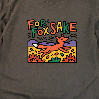 For Fox Sake Cotton Long Sleeve