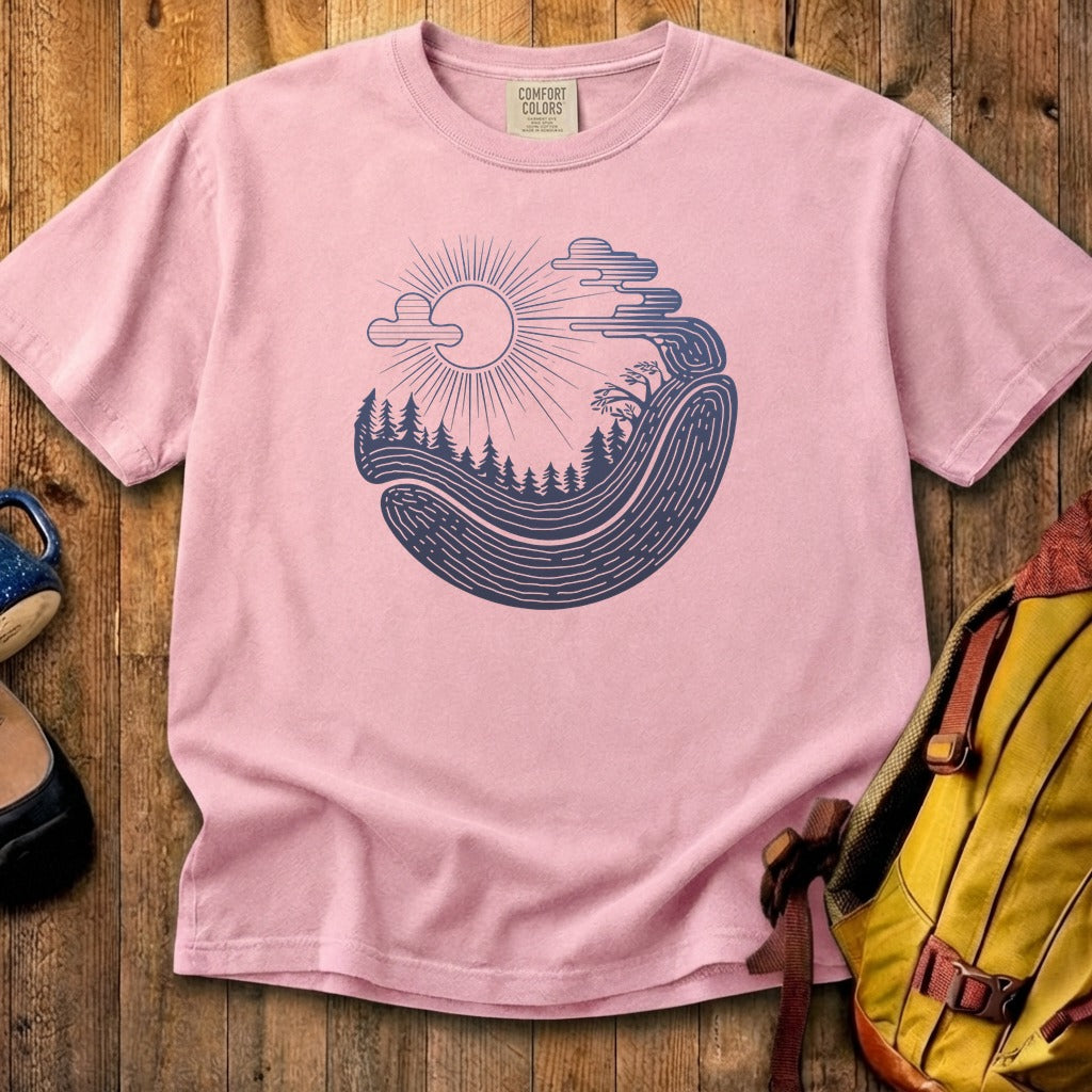 Forest Flow Cotton T-Shirt