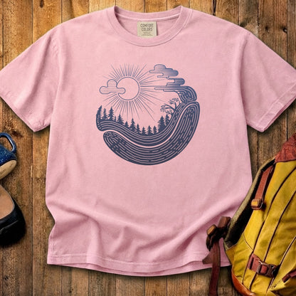 Forest Flow Cotton T-Shirt
