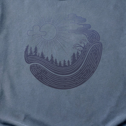 Forest Flow Cotton T-Shirt